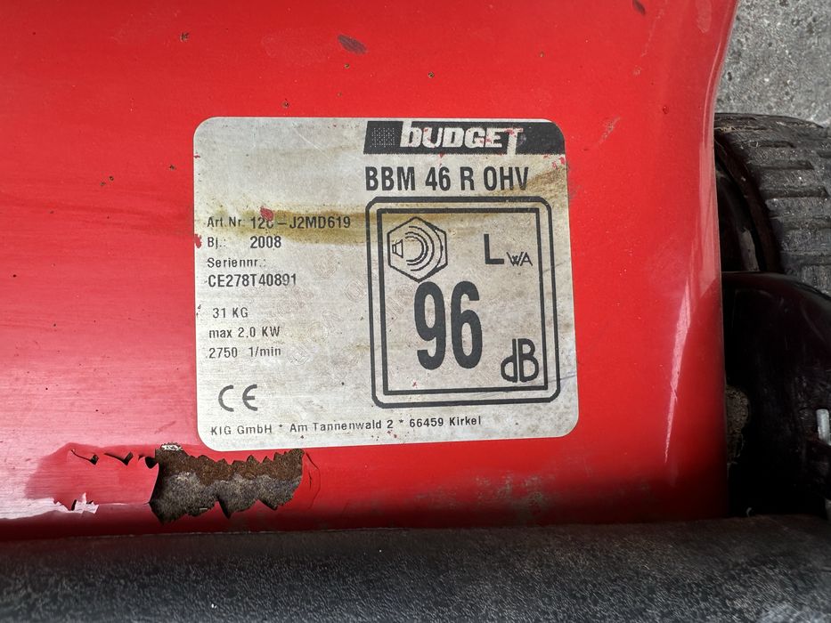 Продам газонокосарку марки Budget самохідна