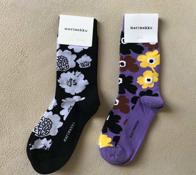 Marimekko оригінал якісні шкарпетки носки жіночі 37-39 р.еластичні