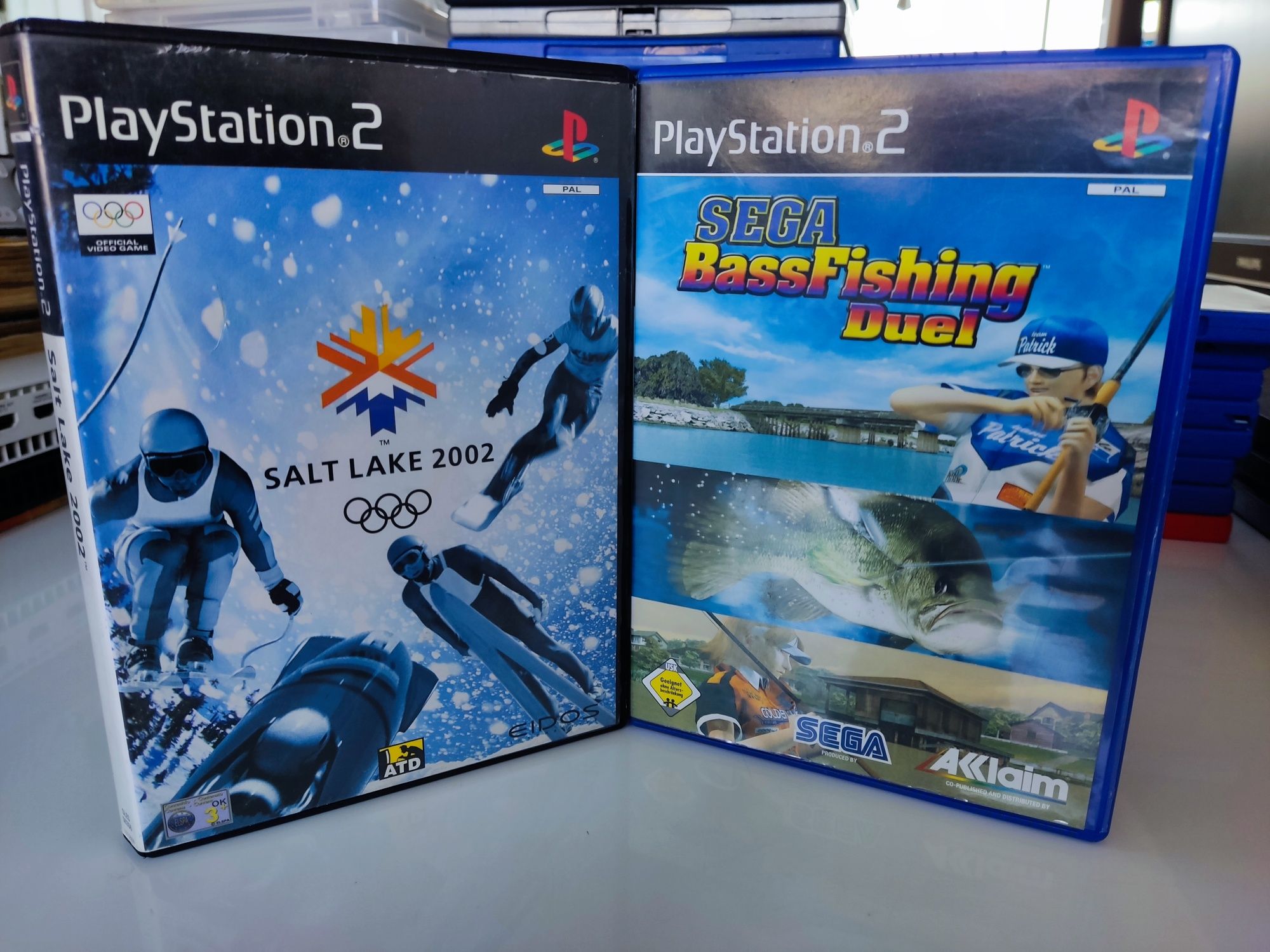 Salt Lake 2002 & SEGA Bass Fishing Duel, zestaw na PlayStation 2