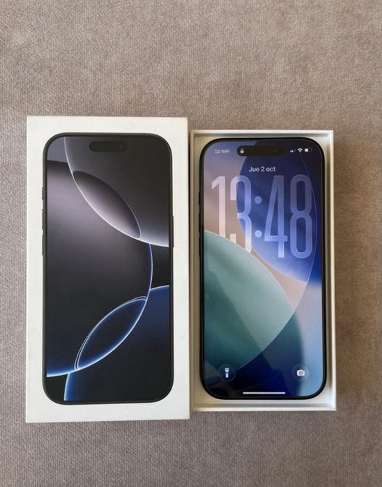 iPhone 16 Pro 126GB Preto – Como novo 100% de bateria