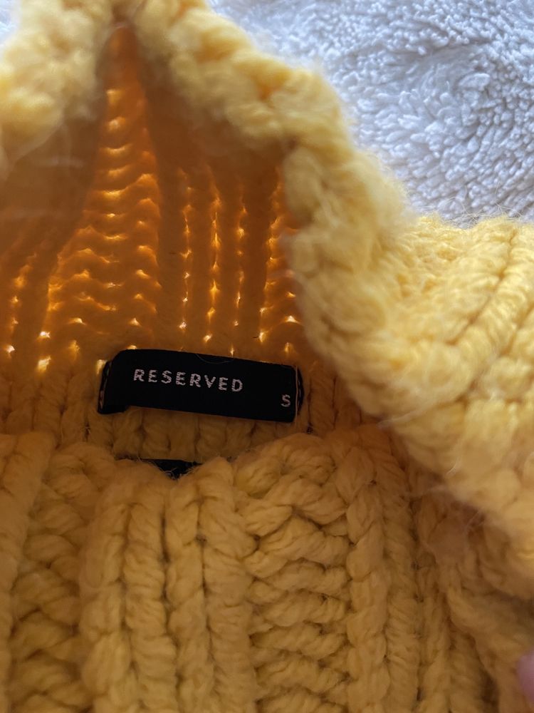 Żółty sweter Reserved rozm.S/M