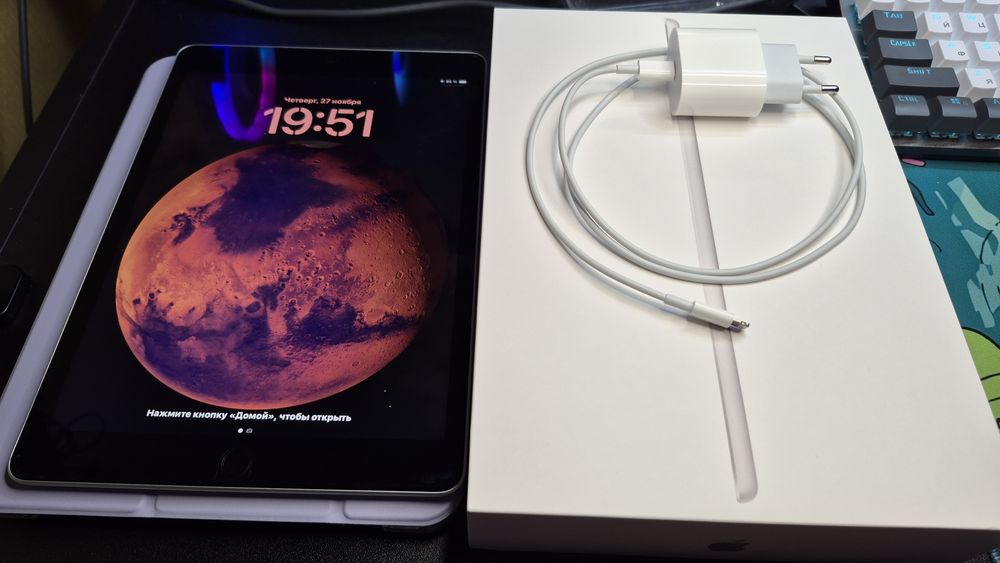 Планшет Apple iPad 10.2" 64GB Silver +1ГОД ГАРАНТИЯ
