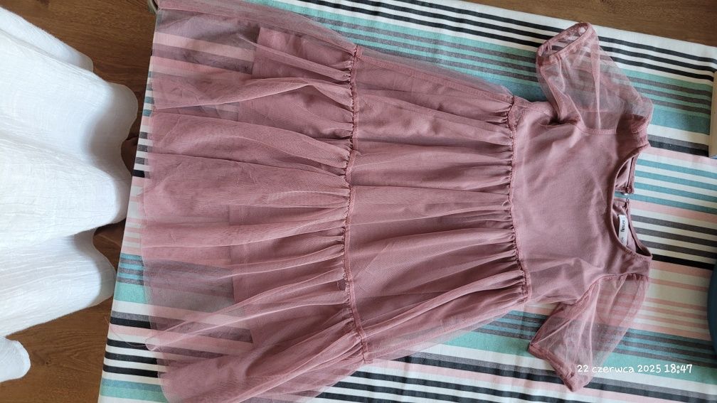 Sukienki dziewczęce h&m coccodrillo 5szt 122 116