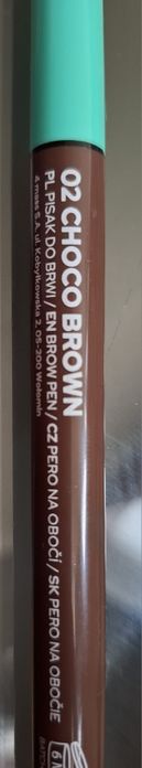 Pisak do brwi claresa 02 choco Brown, cena 15 zł