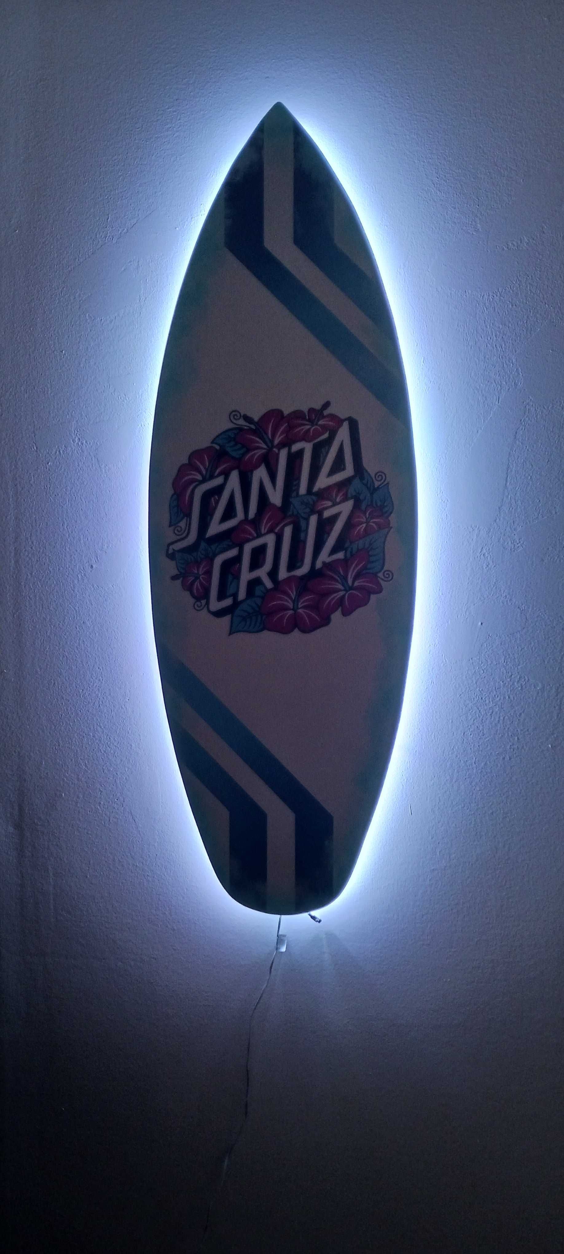Quadro com luzes led Surf
