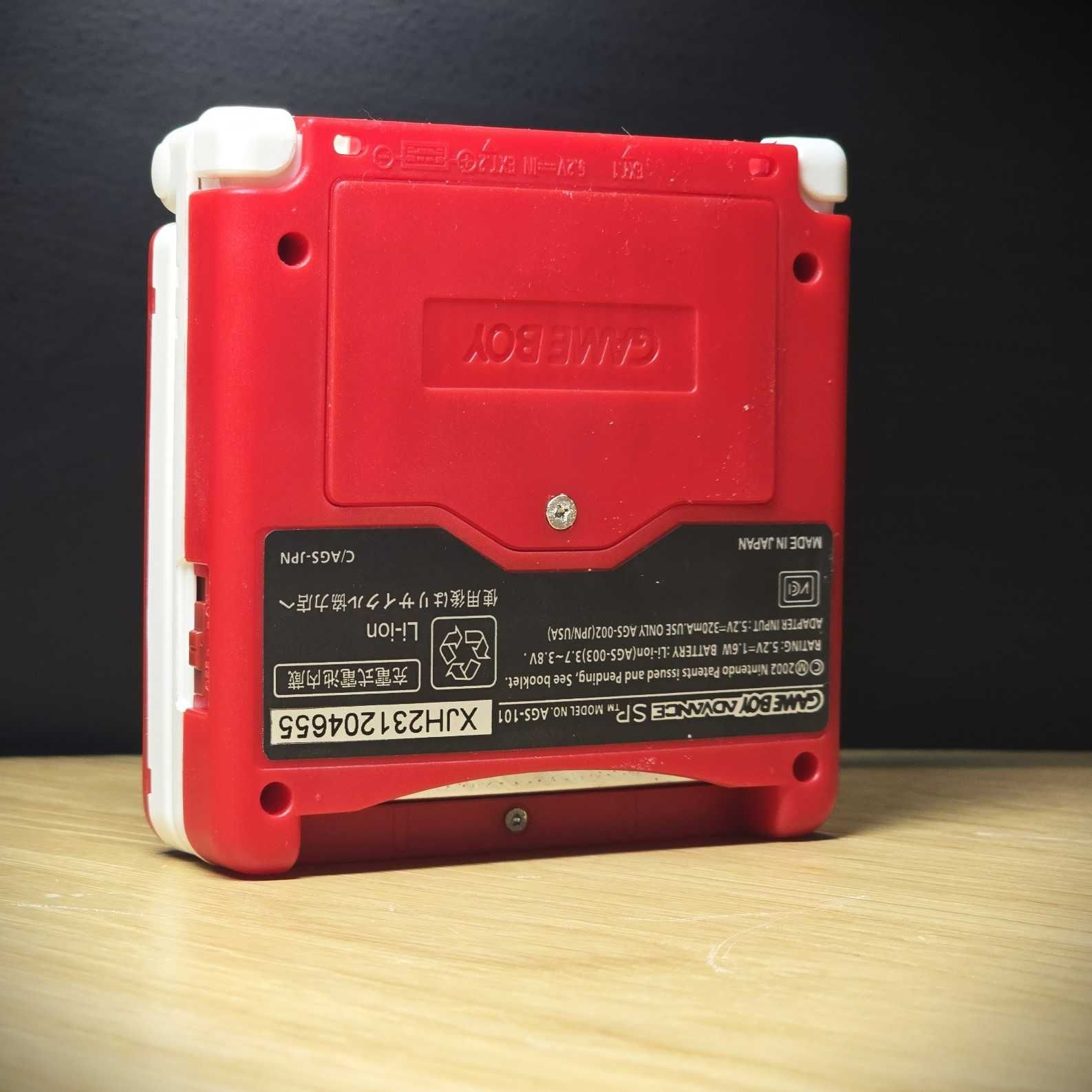 2006 Nintendo Game Boy Advance SP AGS 101 oryginalne podzespoły Mario