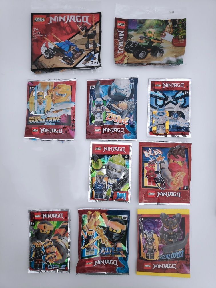 LEGO NinjaGO Polybags Minifigures (Novos & Selados)