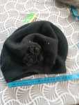 Czarny zimowy beret damski.  Nowa.