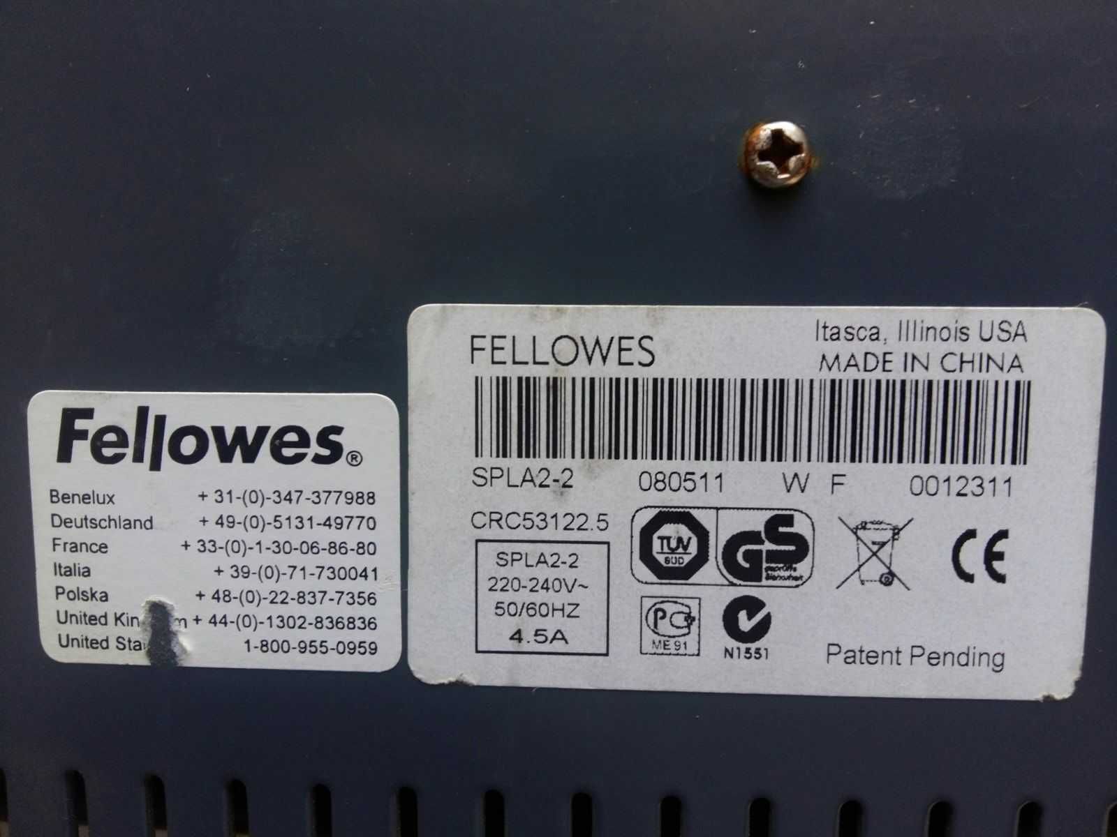 Fellowes SPLA 2-2 формата А2