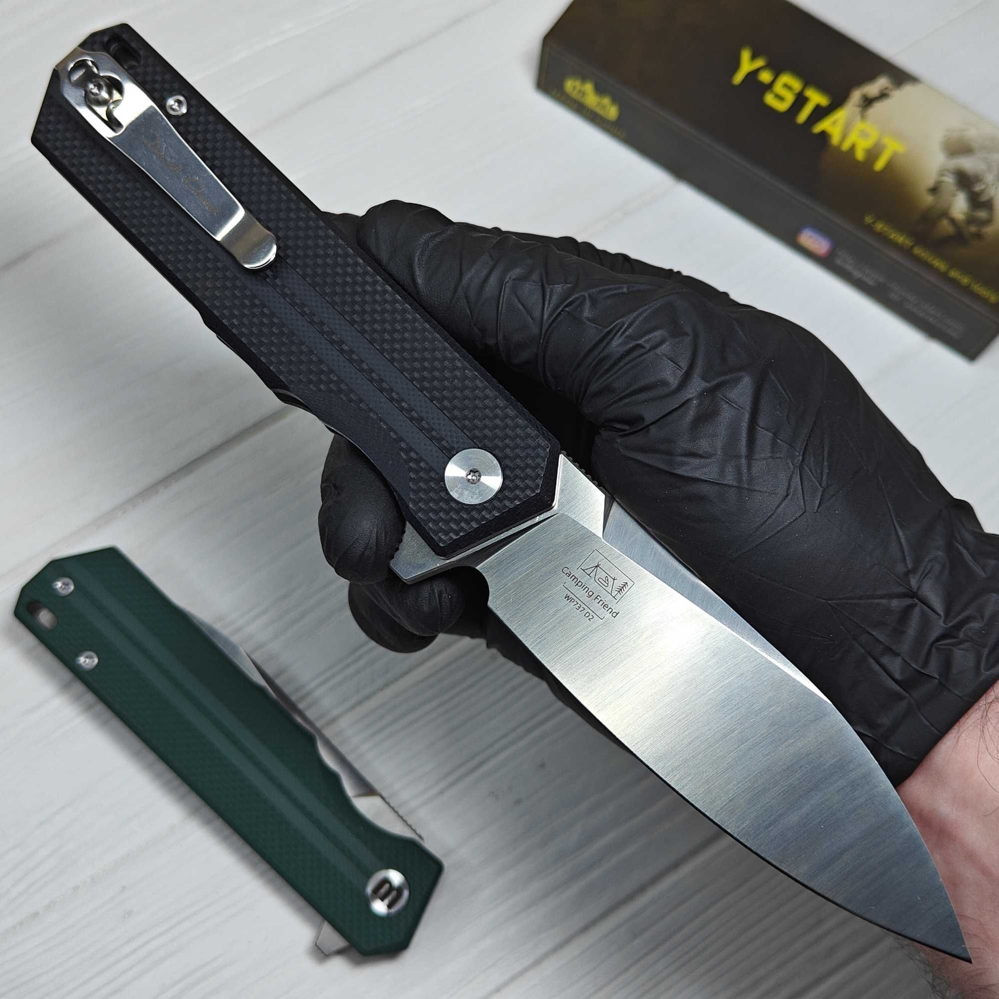 Складний ніж Y-START WP737 сталь D2 (оригінал) EDC тактический нож