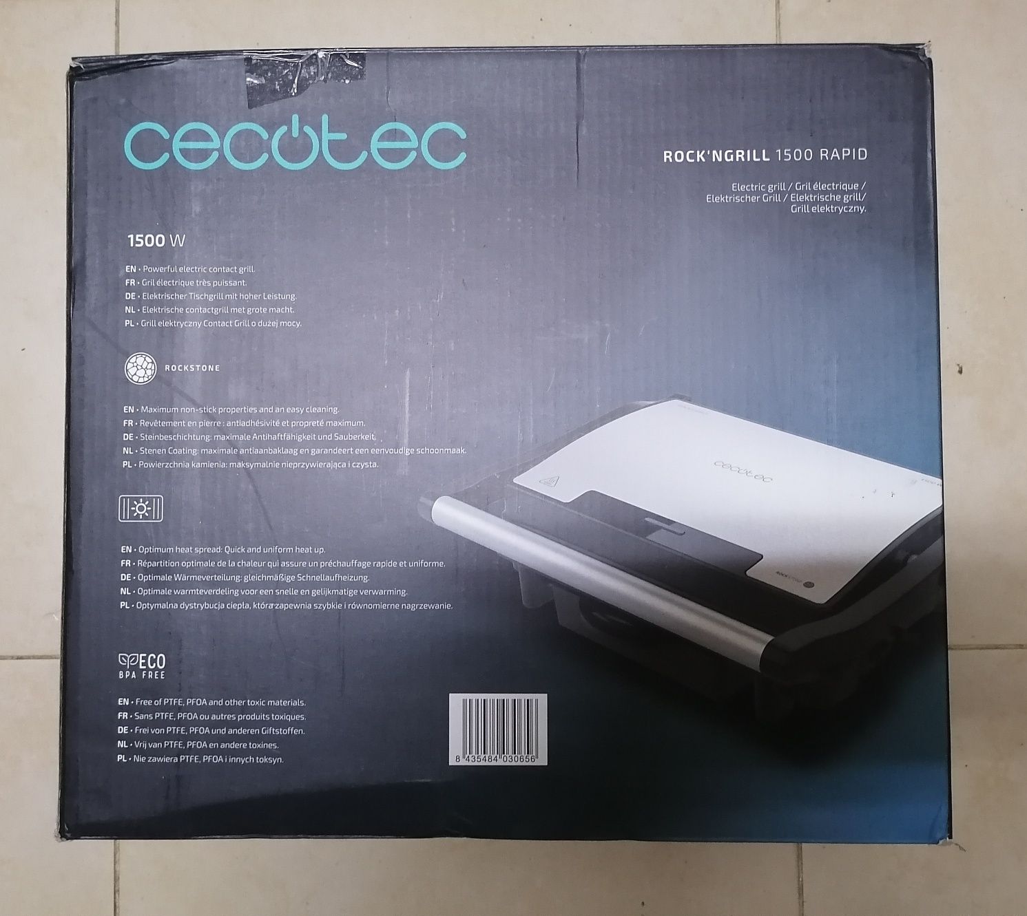 Cecotec Rock'Ngrill 1500 Rapid