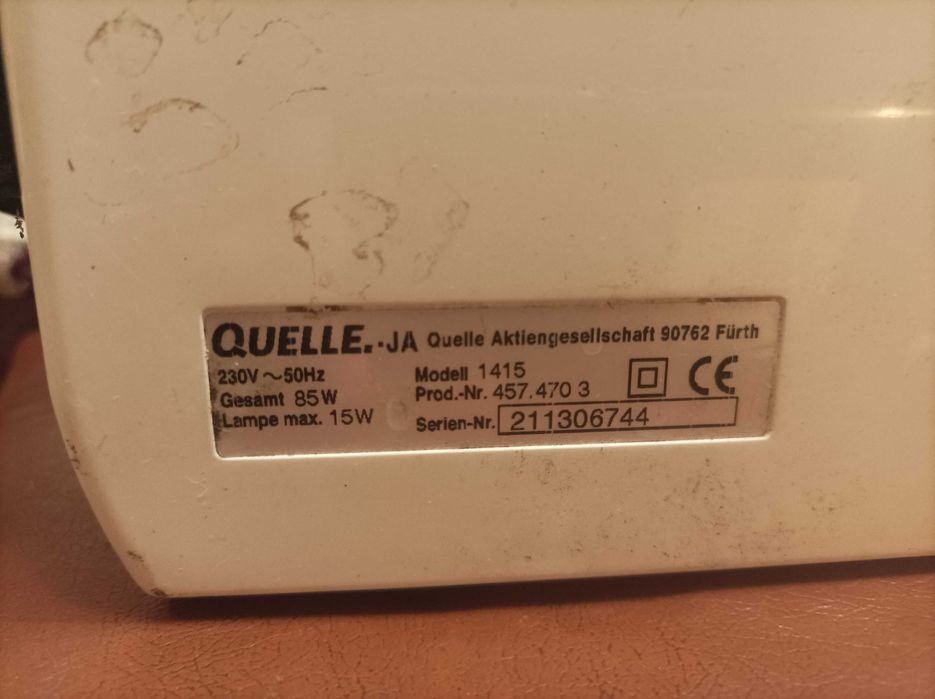 Швейна машинка Privileg model 1415