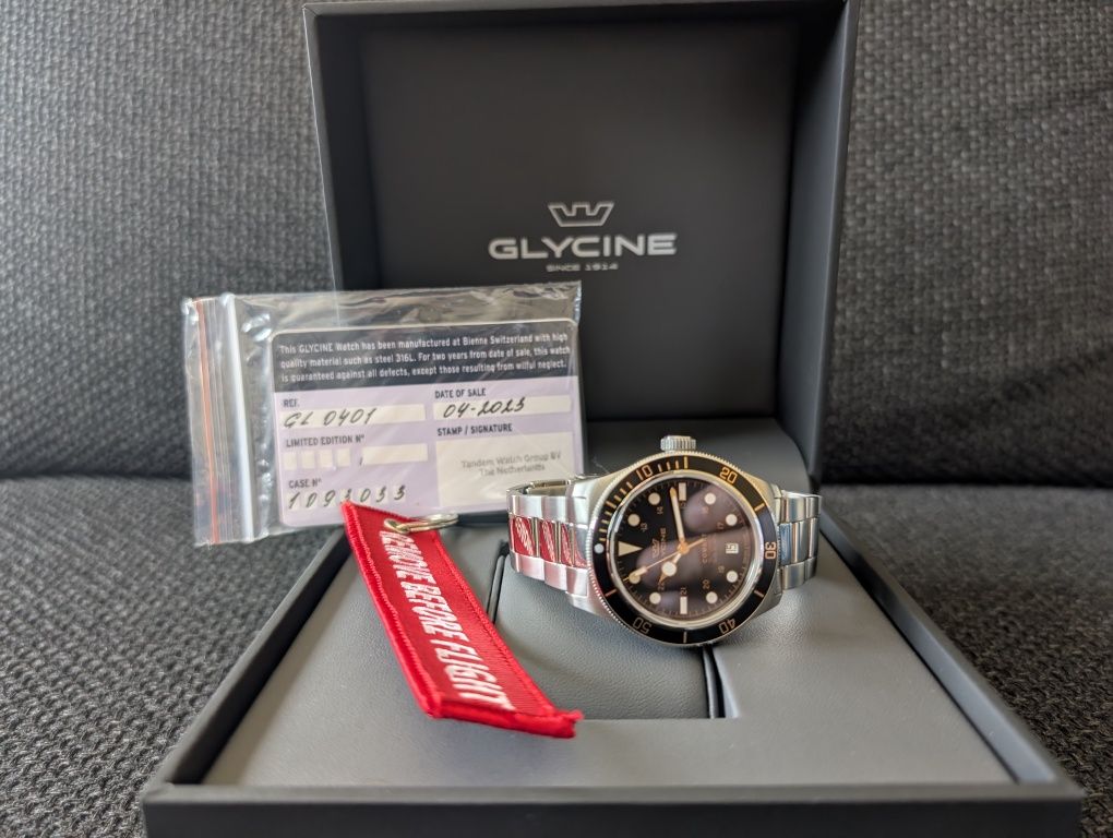 Relógio Glycine Combat Sub 38mm