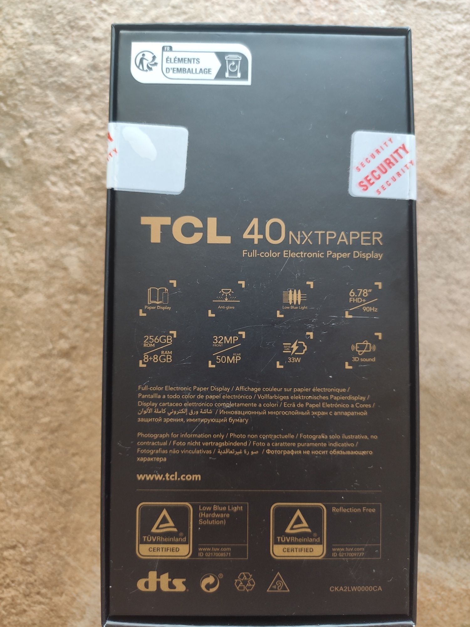 Smartfon TCL 40 Nxtpaper 8/256