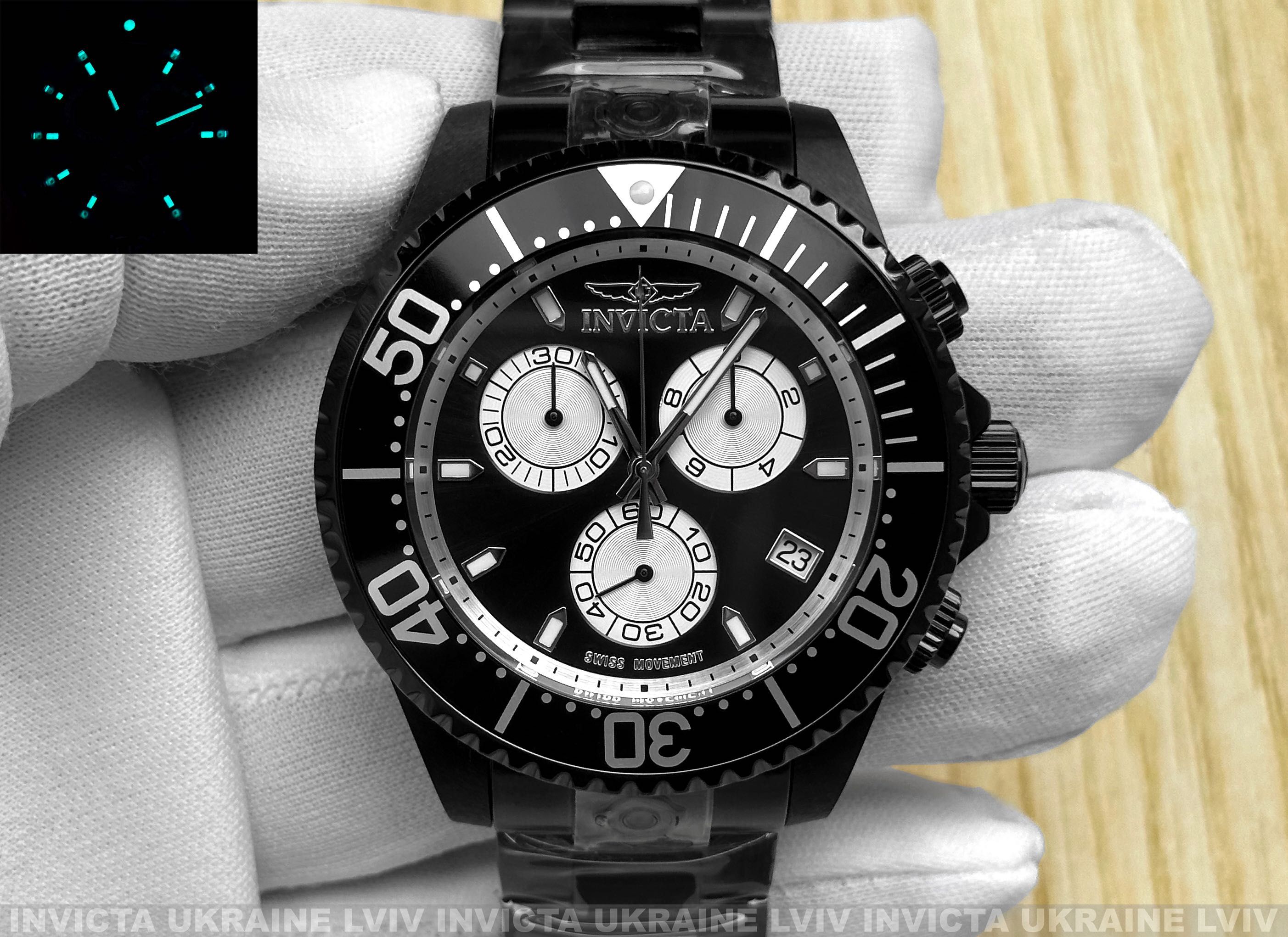 Мужские часы Invicta 26852 GRAND DIVER 47 mm Chronograph ETA Swiss