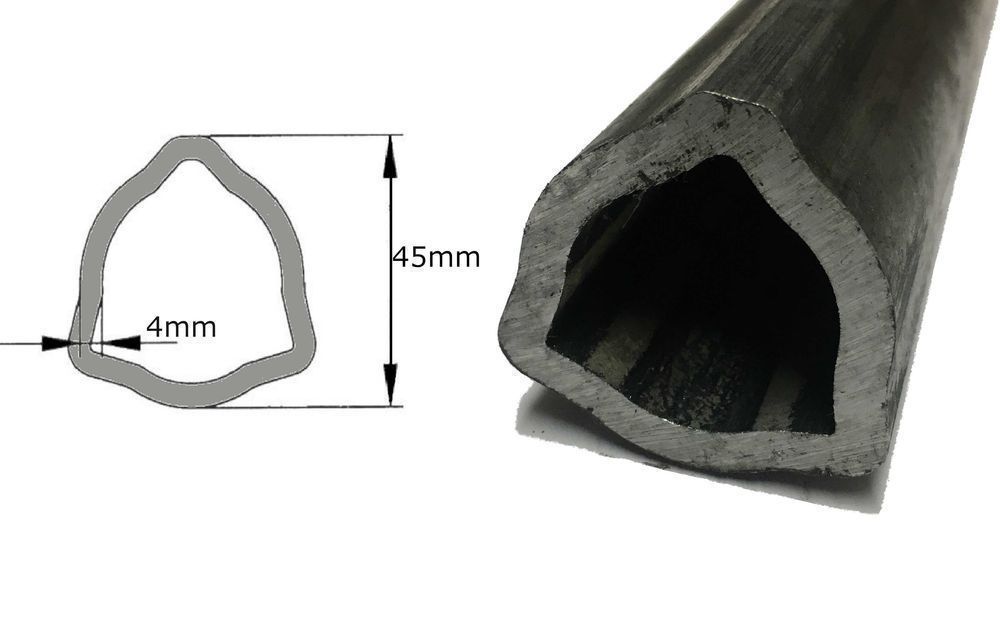 Rura wału WOM profilowana wewnętrzna trójkąt 45x4mm od 1m do 3m