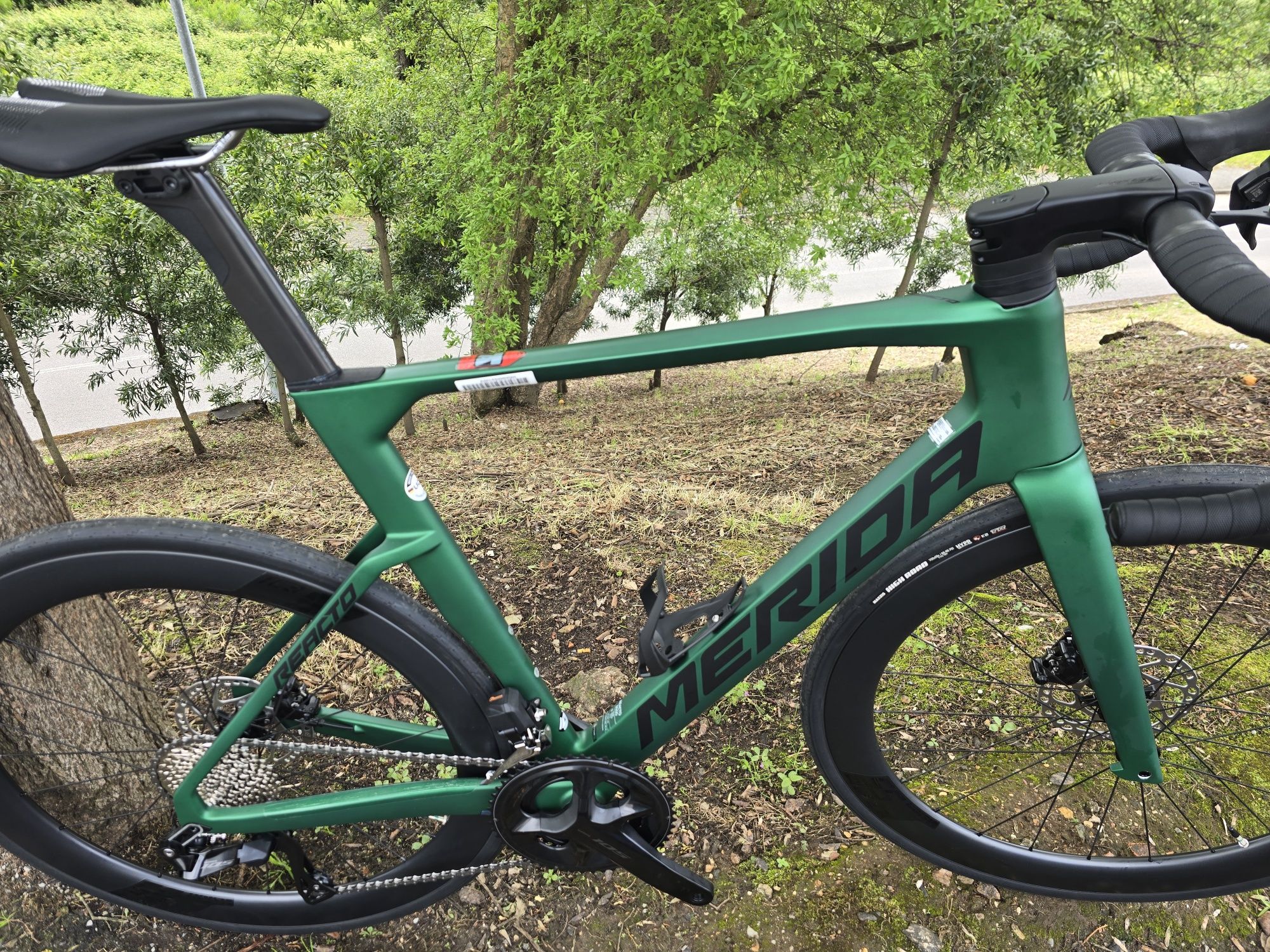 Merida reacto L rodas carbono oportunidadeee