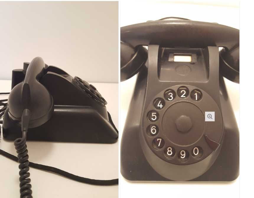 Telefone de baquelite, de 1956. Vintage