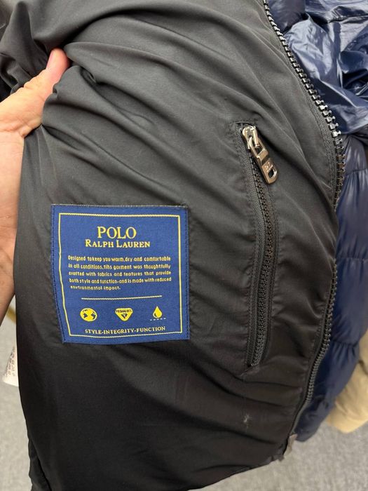 Чоловіча куртка  пуховик  зимовий Polo Ralph Lauren матовий глянцевий