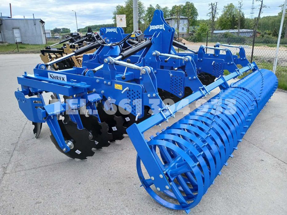 brona talerzowa hydrauliczna JANPOL SHREK 4m/5m 560 talerz daszek 600