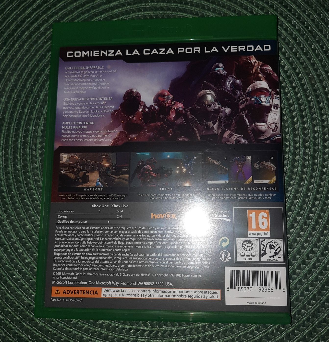 Gra Halo 5 XBOX ONE, stan jak nowa