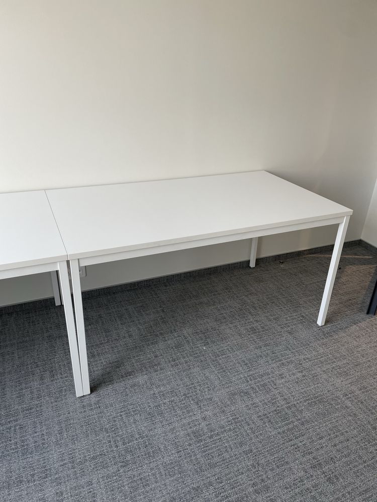 Białe biurko stół rozmiar 140x80 cm Lobos