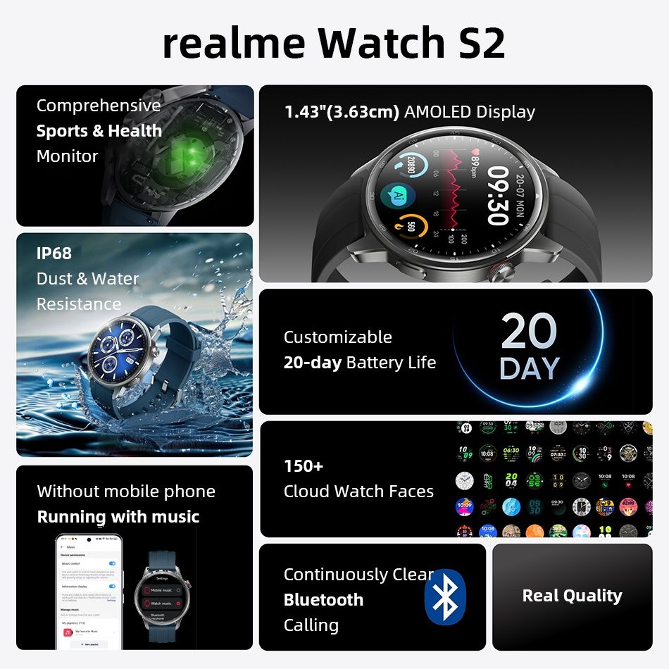 Realme Watch S2 Смарт-годинник