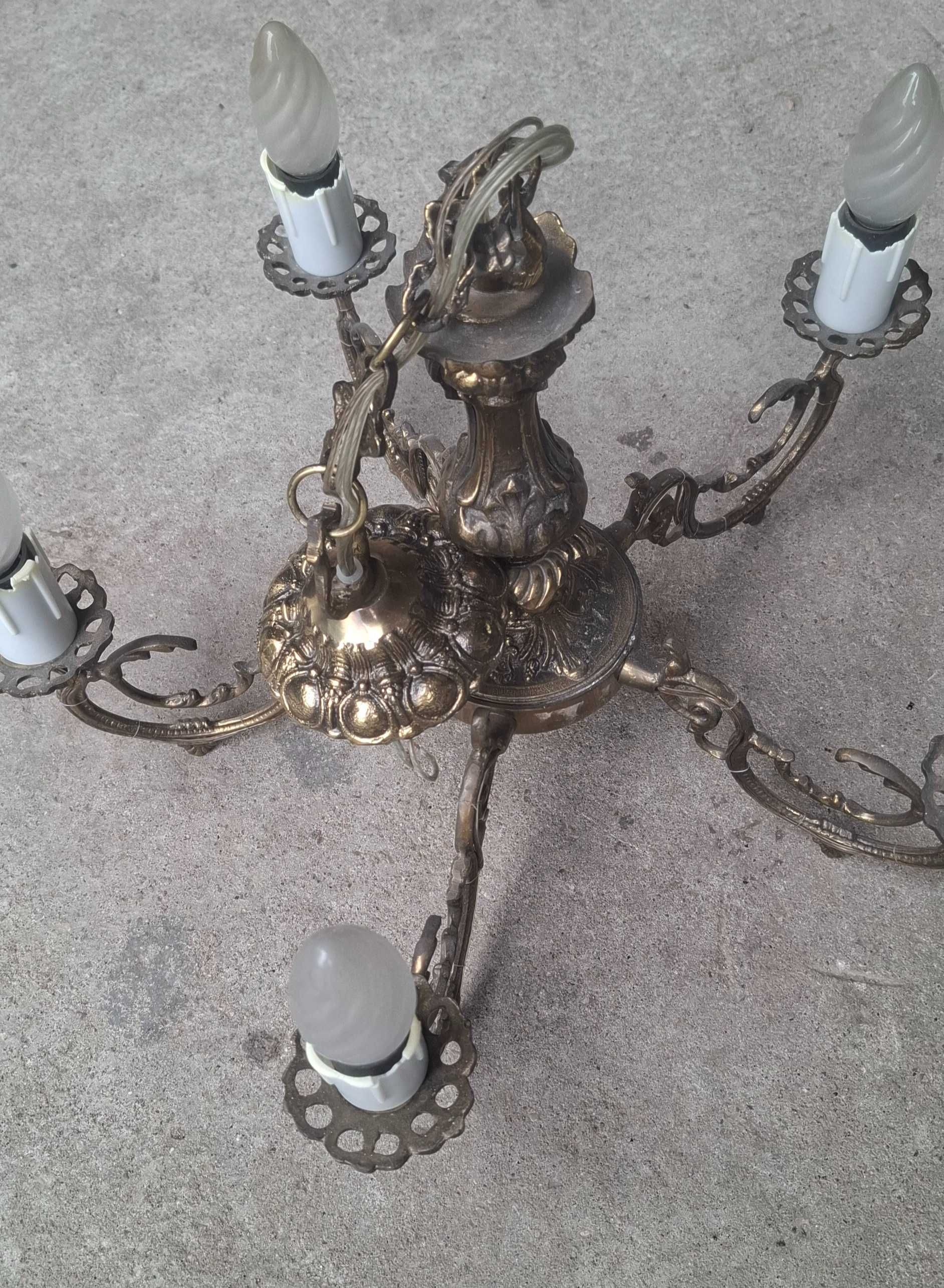 lampy mosięzne wiszące
