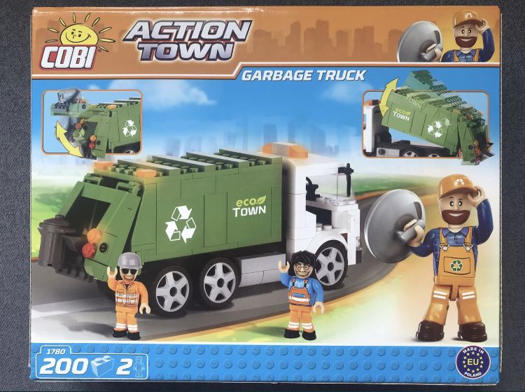 Klocki cobi 1780 Action Town Garbage Truck