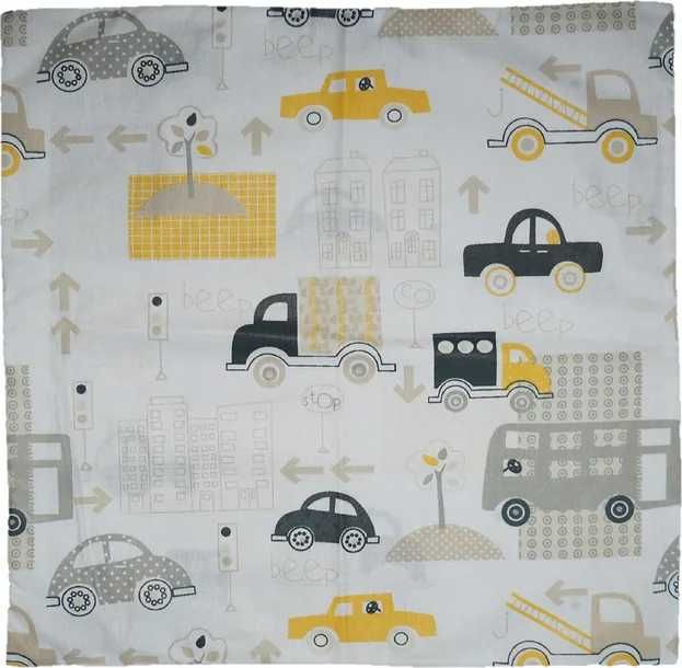 Poduszka z Poszewką 40x40 Auta Autka Samochody Car