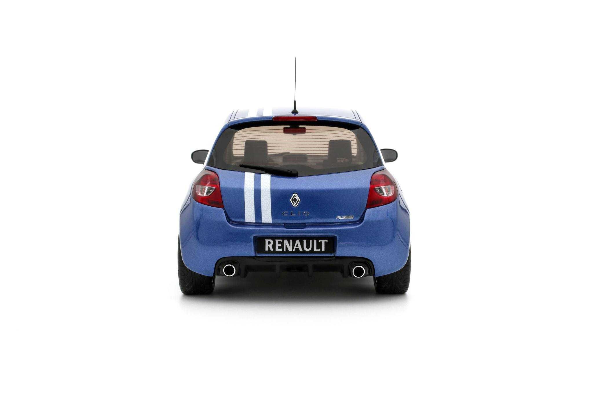 Model 1:18 Otto Renault Clio 3 RS Gordini 2012 blue metallic