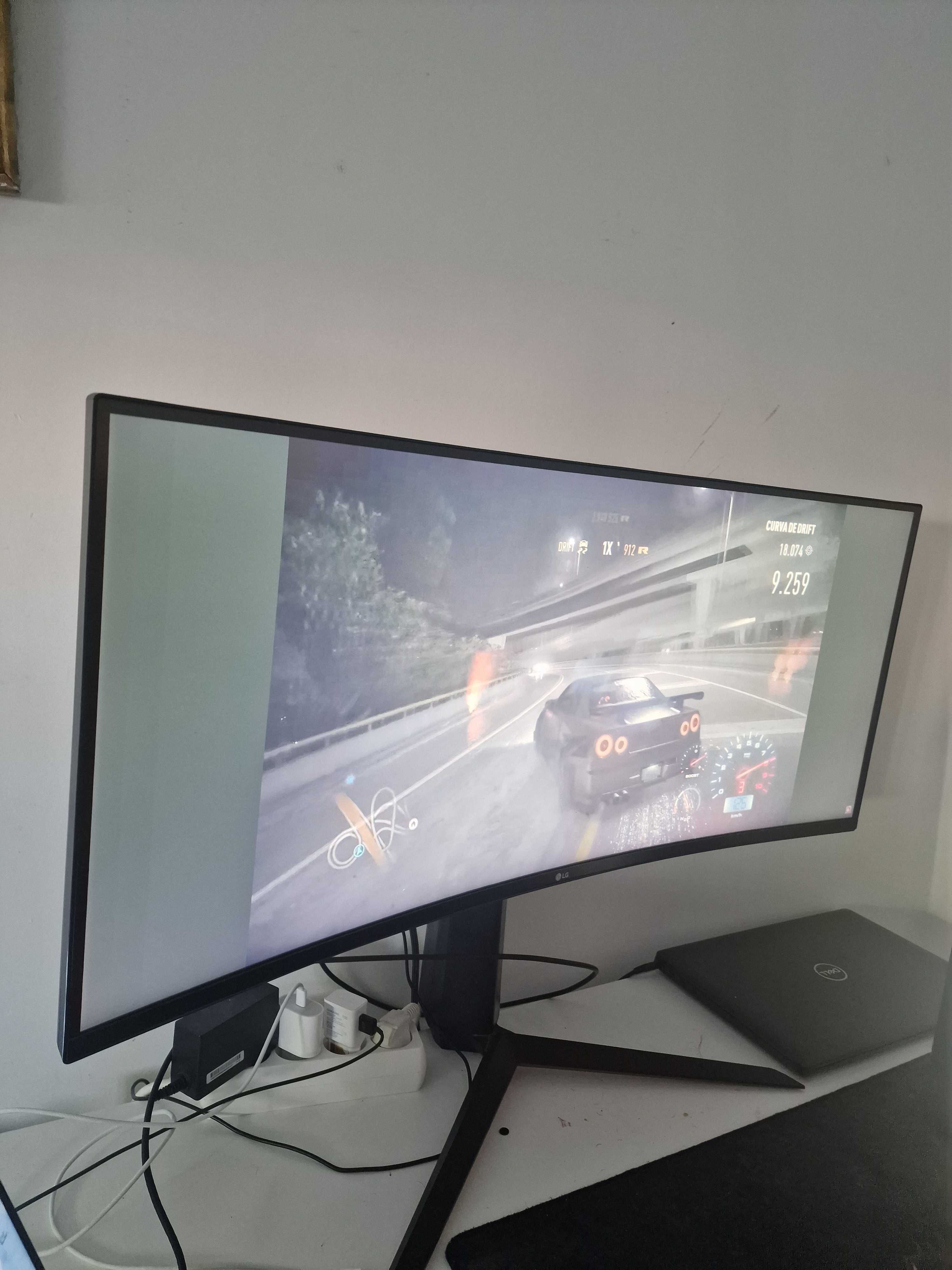 Monitor LG 34" ultrawide curvo