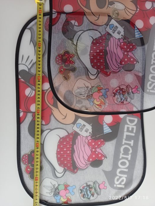 Mata osłona przeciwsłoneczna 2 szt.  b.duża 60*40cm jak nowa; 1/3 ceny