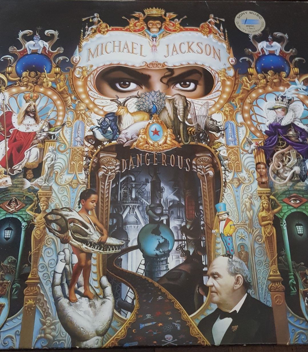 Vinil Dangerous Michael Jackson  edição de 1991