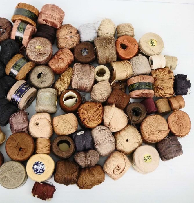 80.Mulina 100%Bawełna Haft mix zestaw na wagę 420g