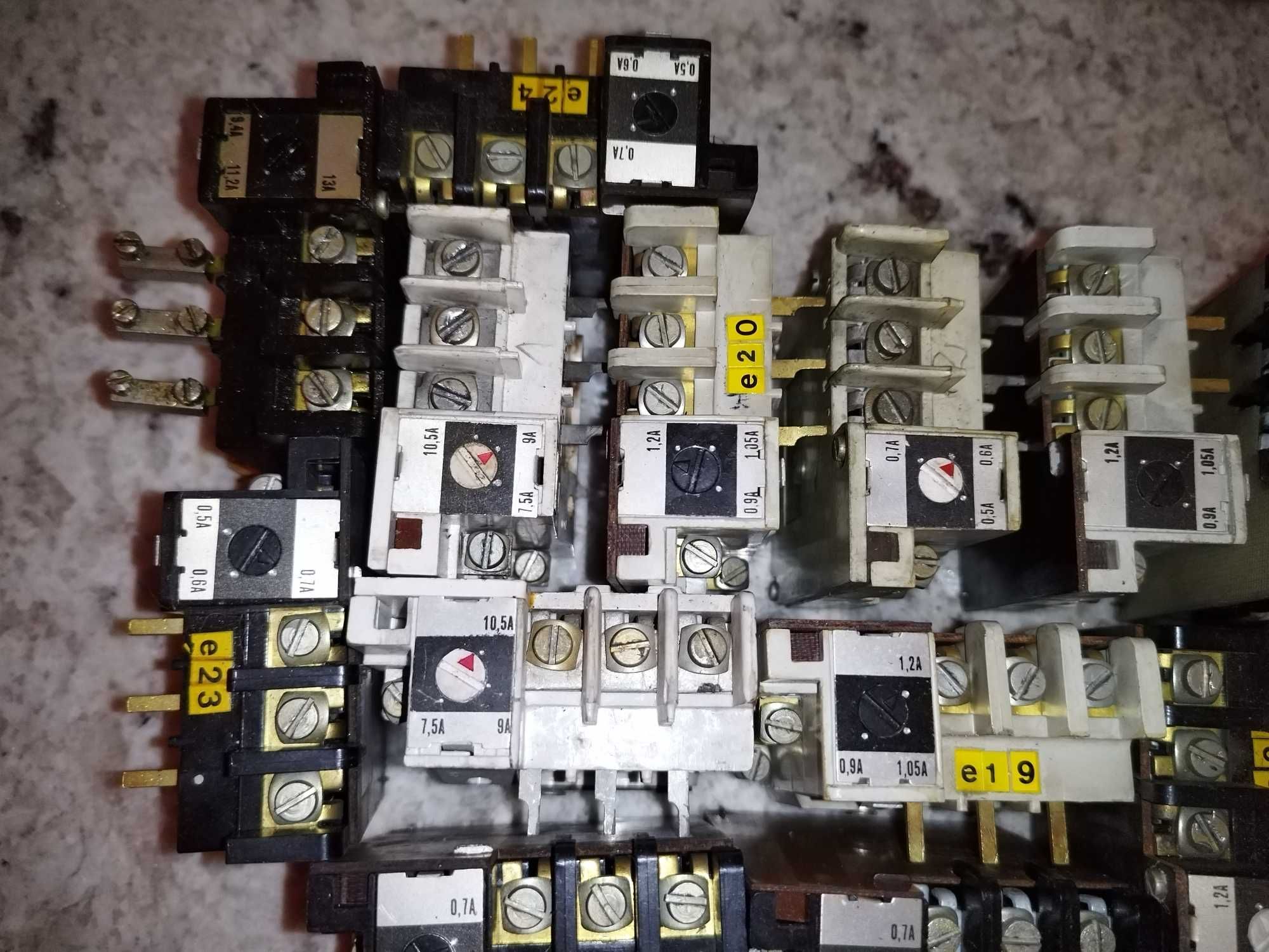 14 szt zabezpieczenia termiczne FAEL PSM-1 i P-16
