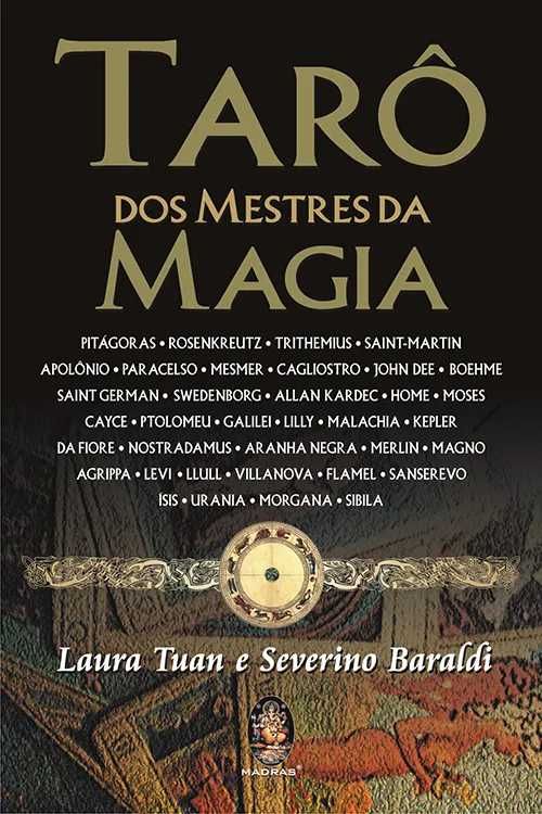 " Tarô dos Mestres da MAGIA " - Editora Madras - Raro & Novo