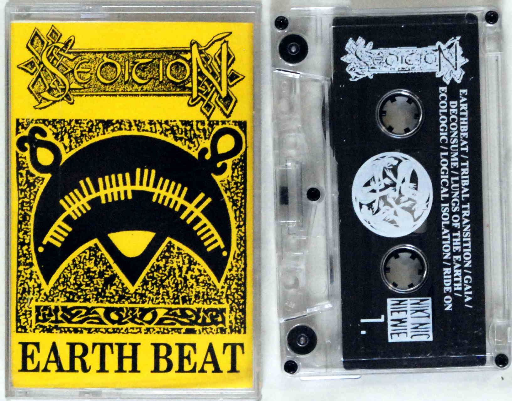 Sedition - Earthbeat (kaseta) 1993r. BDB