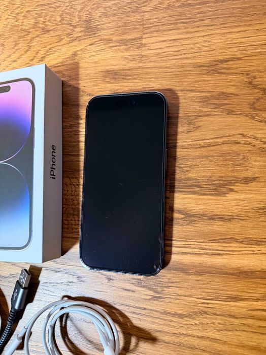 Iphone 14 PRO 256 GB, Deep Purple (fioletowy), stan idealny, Gliwice