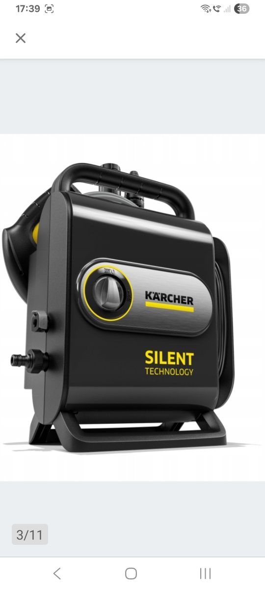 Myjka wysokociśnienowa Karcher K silent nowa