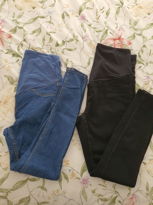 2 Calças Grávida tamanho 40