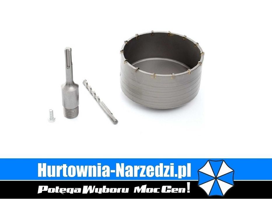 Otwornica 100mm SDS-PLUS frez do muru 100mm koronka 100mm