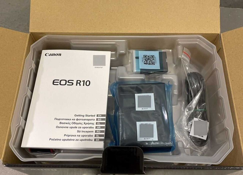 Canon EOS R10 Body – Aparat bezlusterkowy w stanie nowym, pełny zestaw