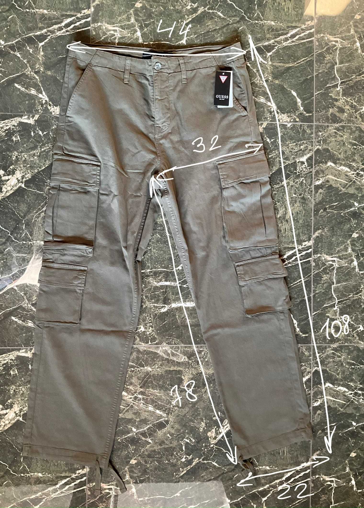 Брюки карго GUESS Men's Chevron Cargo Pants Оригинал из США Размер 32