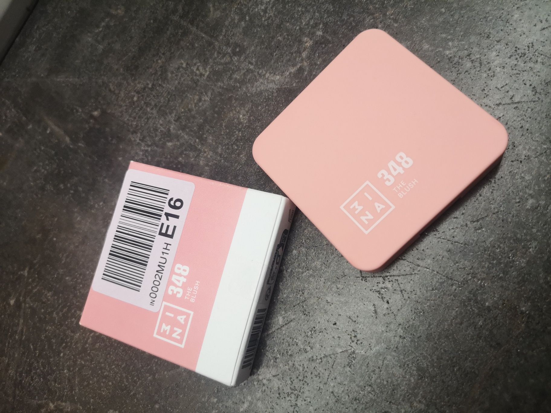 3ina blush róż Light Pink 348 naturalny vegan jasny pudrowy  matowy