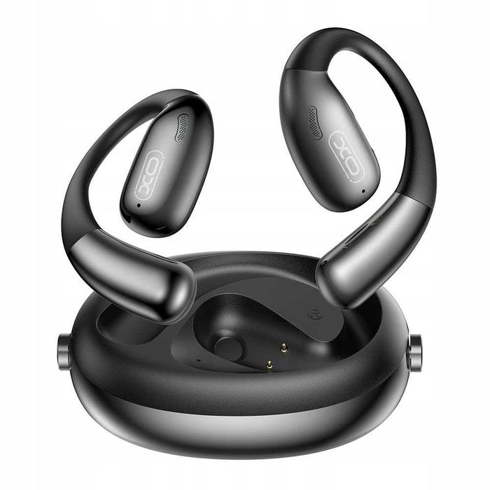 XO Słuchawki Bluetooth czarne tłumacz rozmów AI