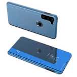 Etui Z Klapką Clear View Case Do Motorola Moto G8 Power Niebieski
