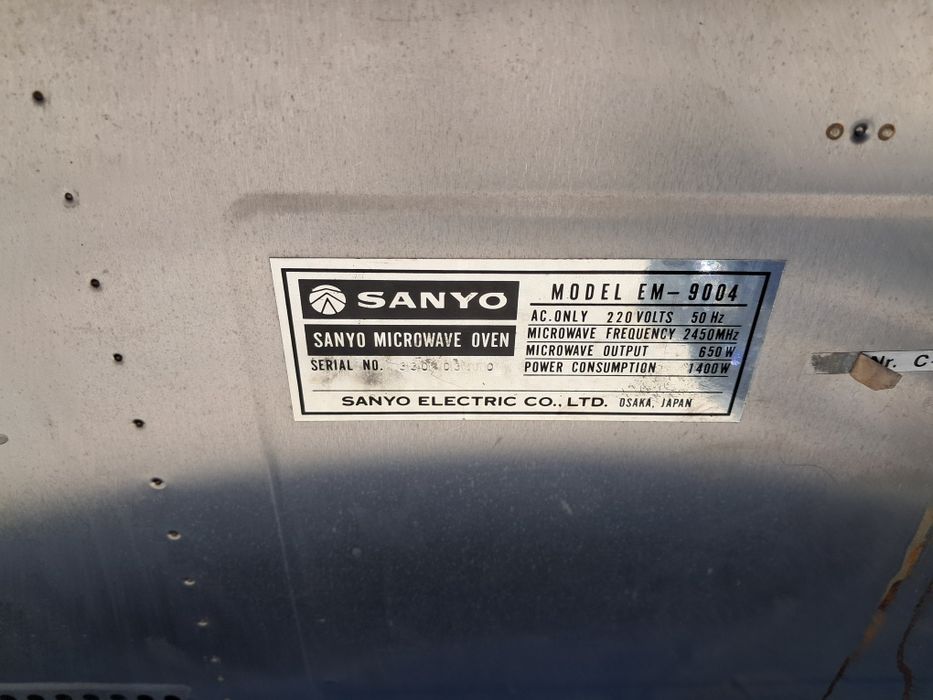 Microondas  Sanyo