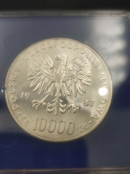 Jan Paweł II 10000 zł 1987