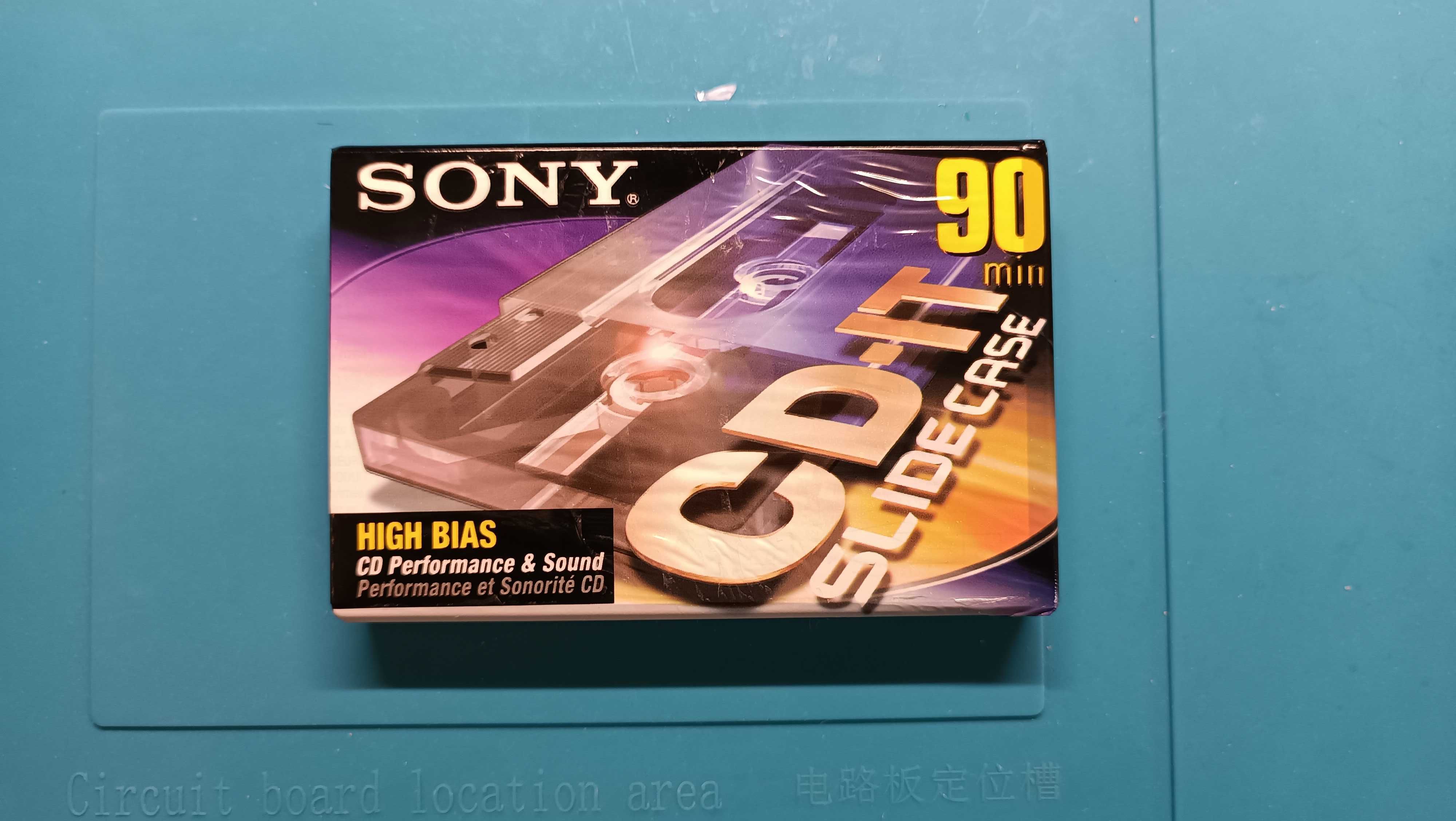 SONY CD-IT 90 1999г. аудиокассеты аудио кассета магнитофон касети
